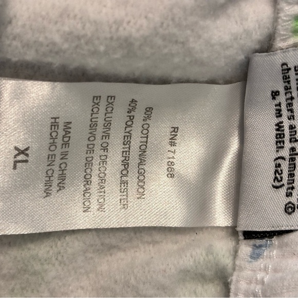 Women's Athletic Shorts - White with Green and Blue - Picture 4 of 4